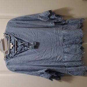 Umgee Linen/Rayon blouse